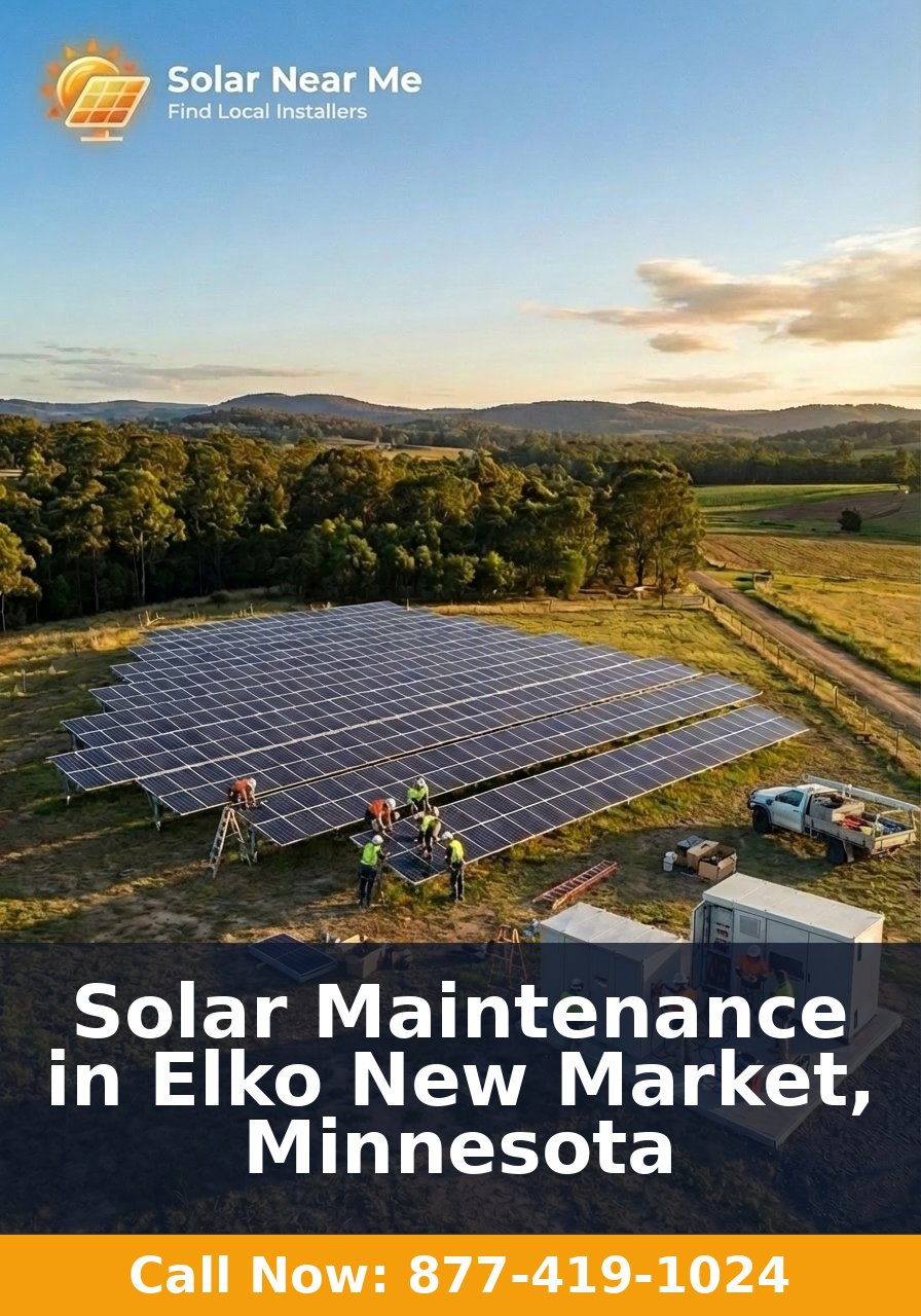 Solar Maintenance in Elko New Market, Minnesota