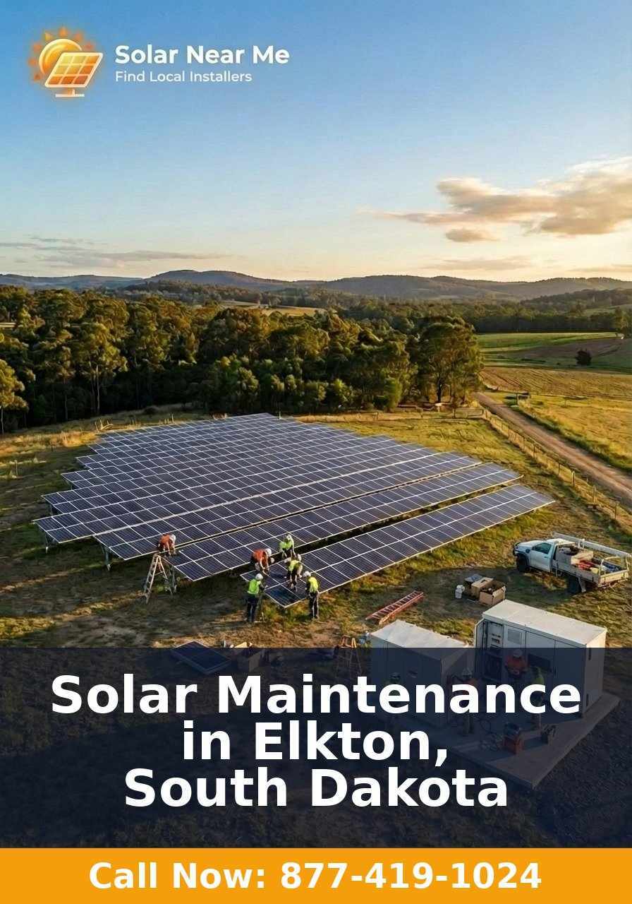 Solar Maintenance in Elkton, South Dakota