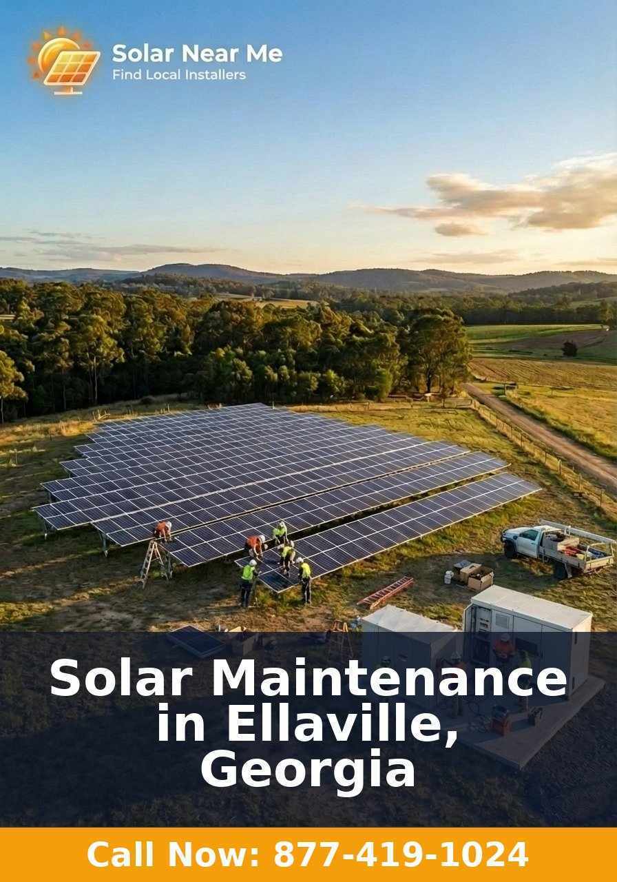 Solar Maintenance in Ellaville, Georgia