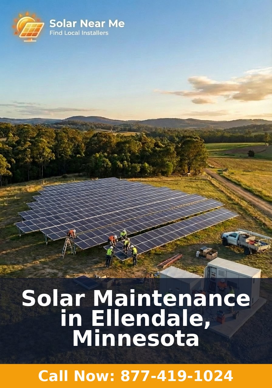 Solar Maintenance in Ellendale, Minnesota