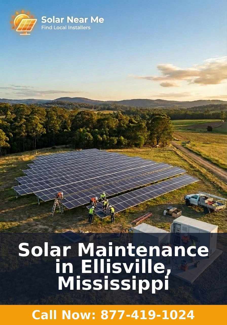 Solar Maintenance in Ellisville, Mississippi