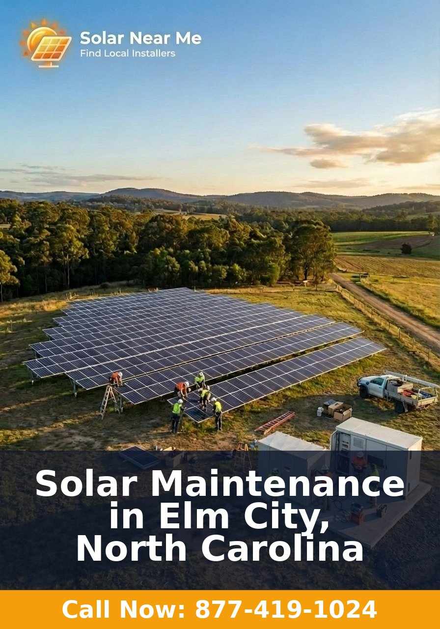 Solar Maintenance in Elm City, North Carolina