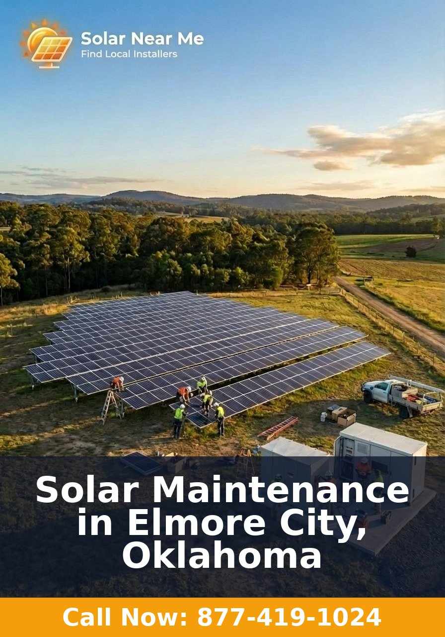 Solar Maintenance in Elmore City, Oklahoma