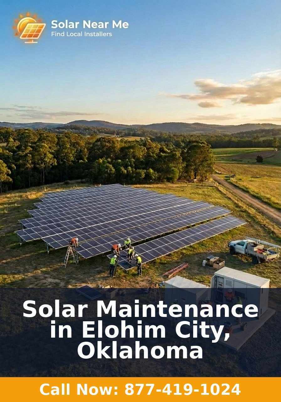 Solar Maintenance in Elohim City, Oklahoma