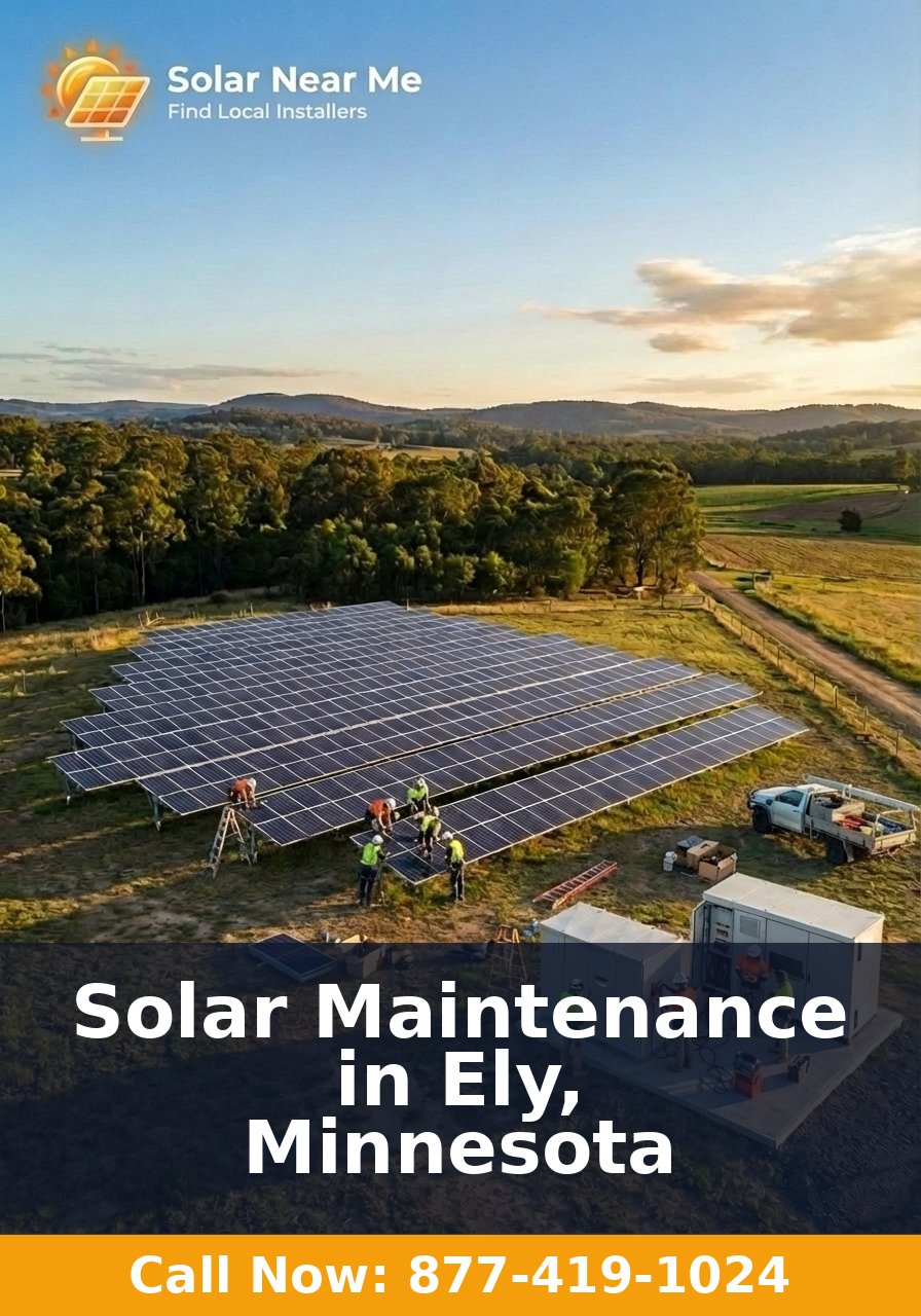 Solar Maintenance in Ely, Minnesota