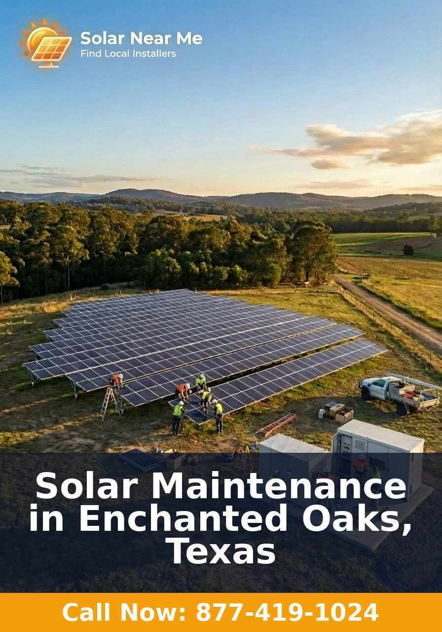 Solar Maintenance in Enchanted Oaks, Texas