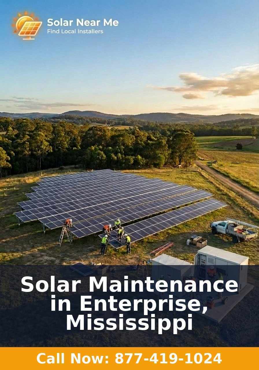 Solar Maintenance in Enterprise, Mississippi
