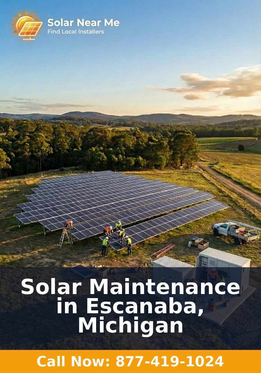 Solar Maintenance in Escanaba, Michigan