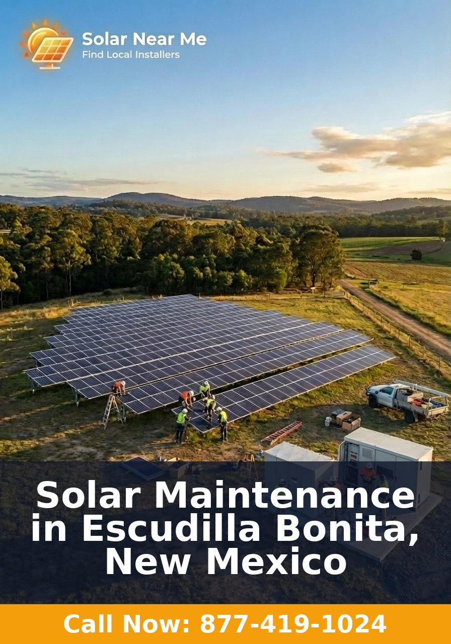 Solar Maintenance in Escudilla Bonita, New Mexico
