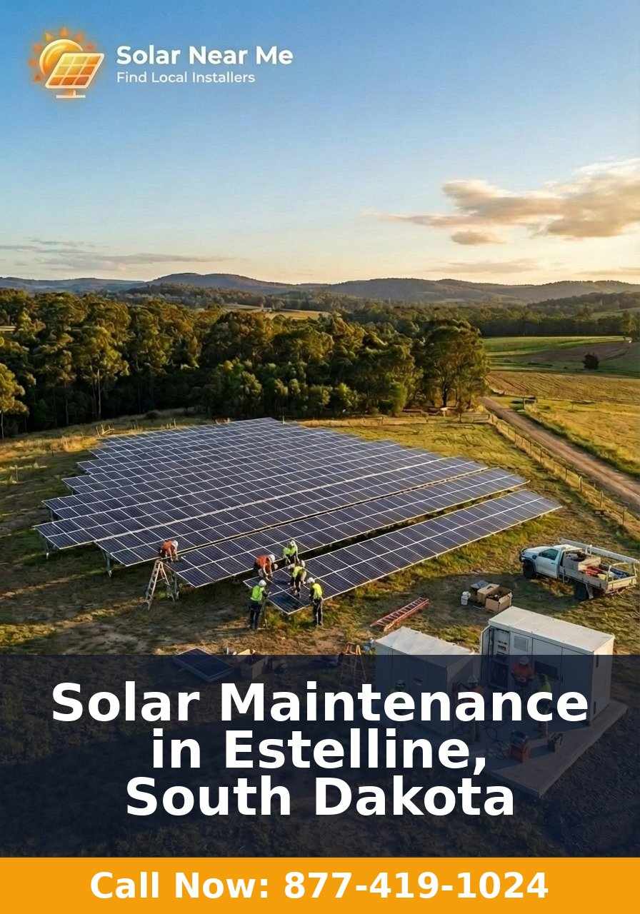 Solar Maintenance in Estelline, South Dakota