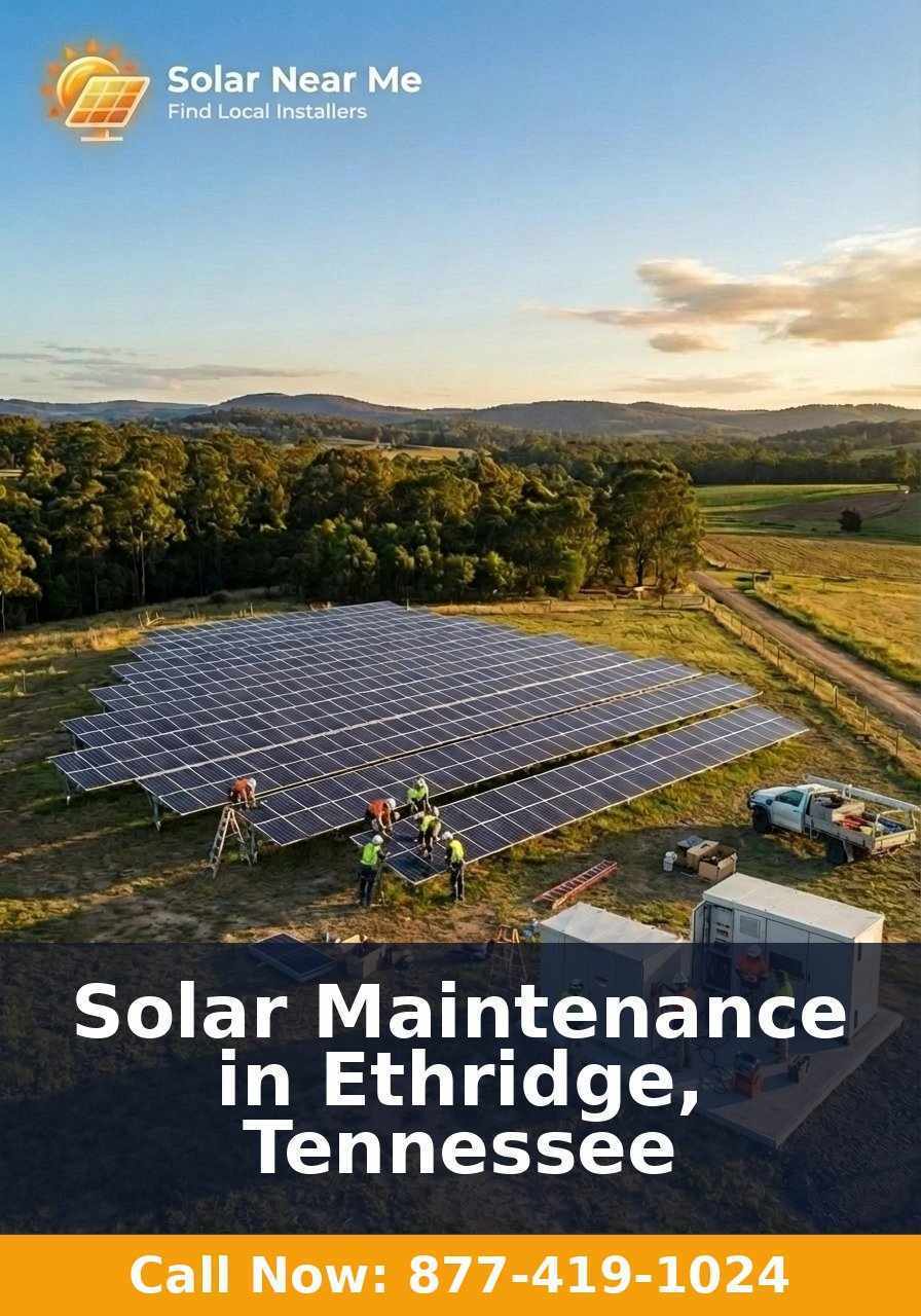 Solar Maintenance in Ethridge, Tennessee