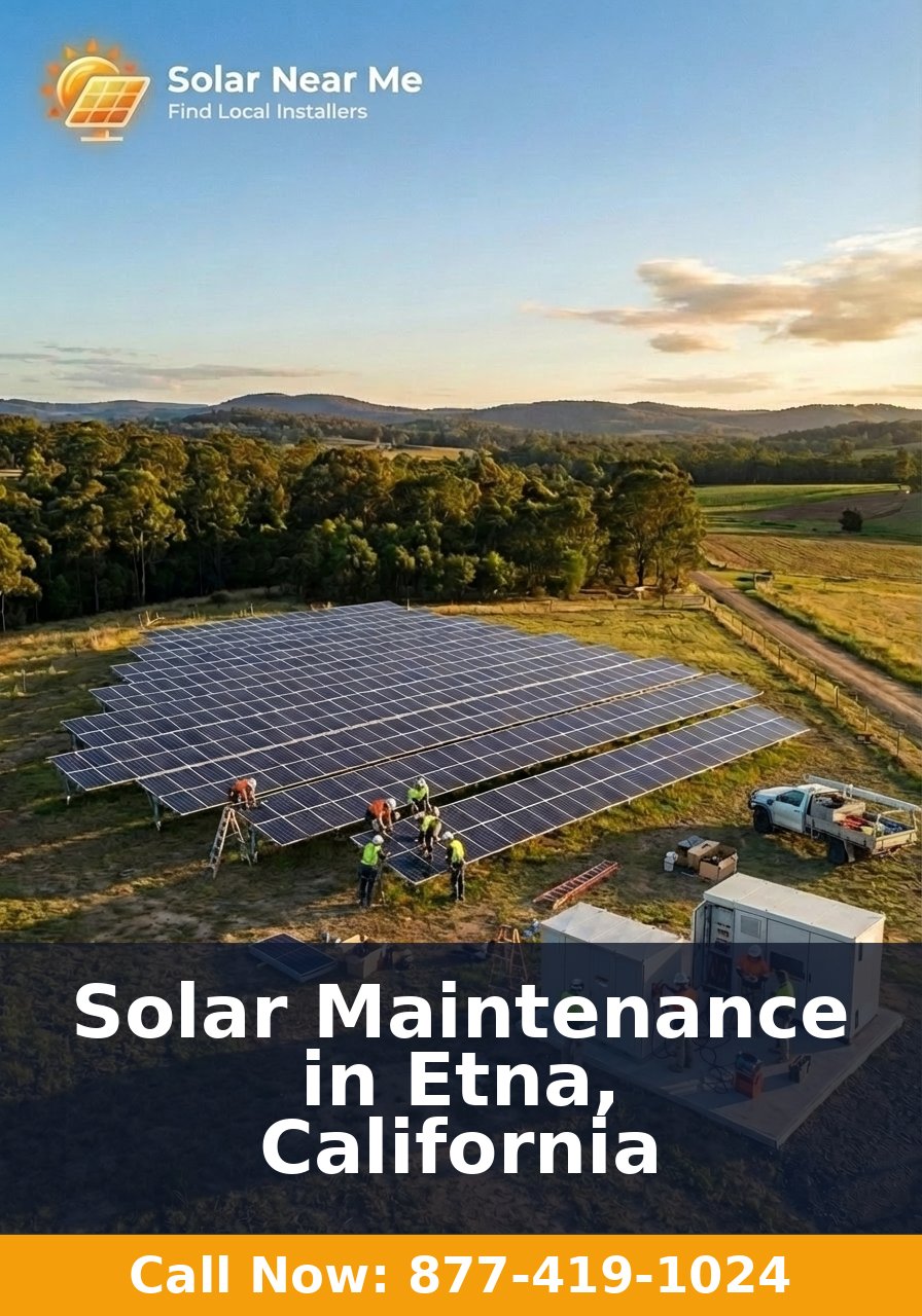 Solar Maintenance in Etna, California