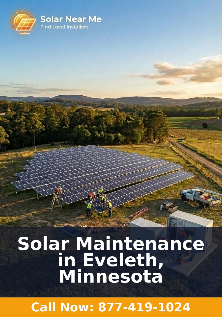Solar Maintenance in Eveleth, Minnesota