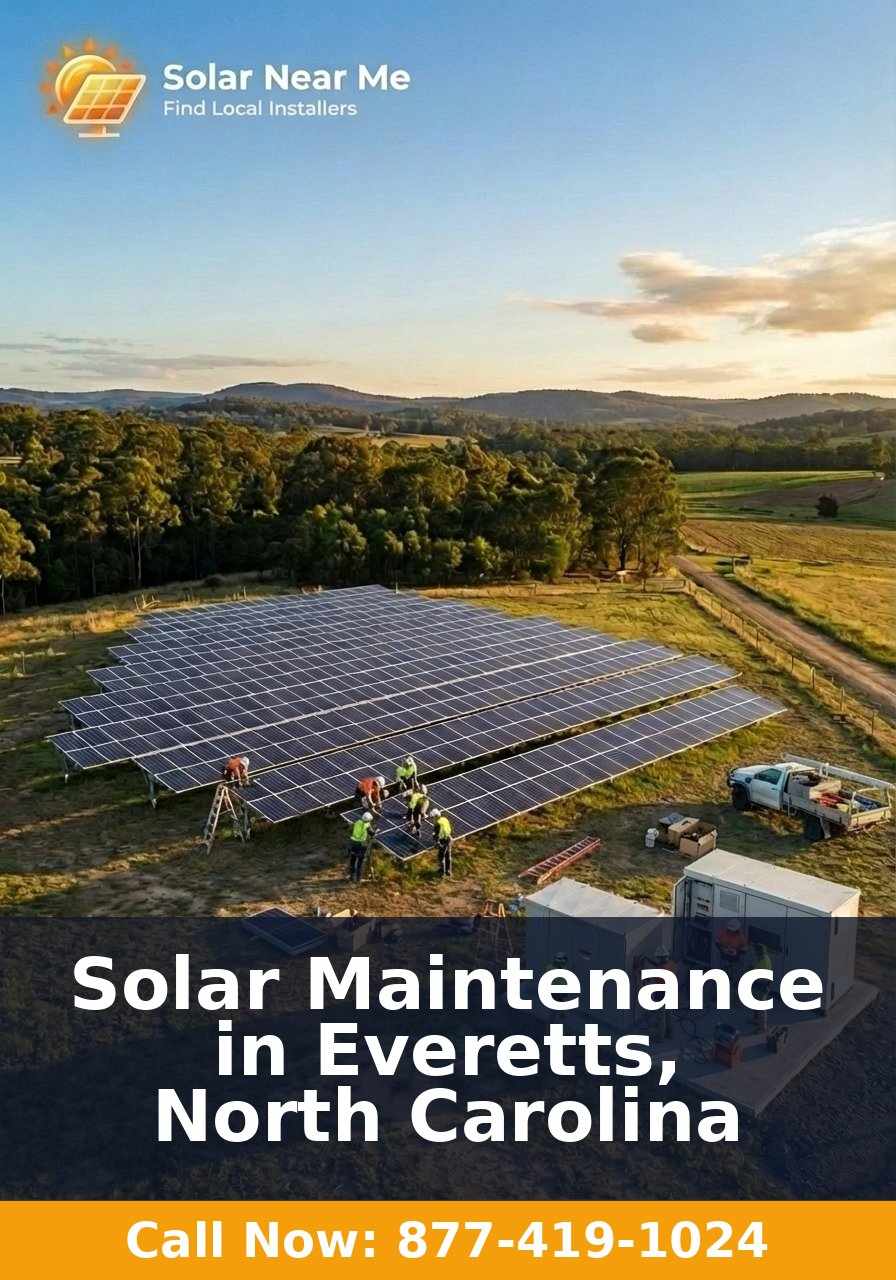 Solar Maintenance in Everetts, North Carolina
