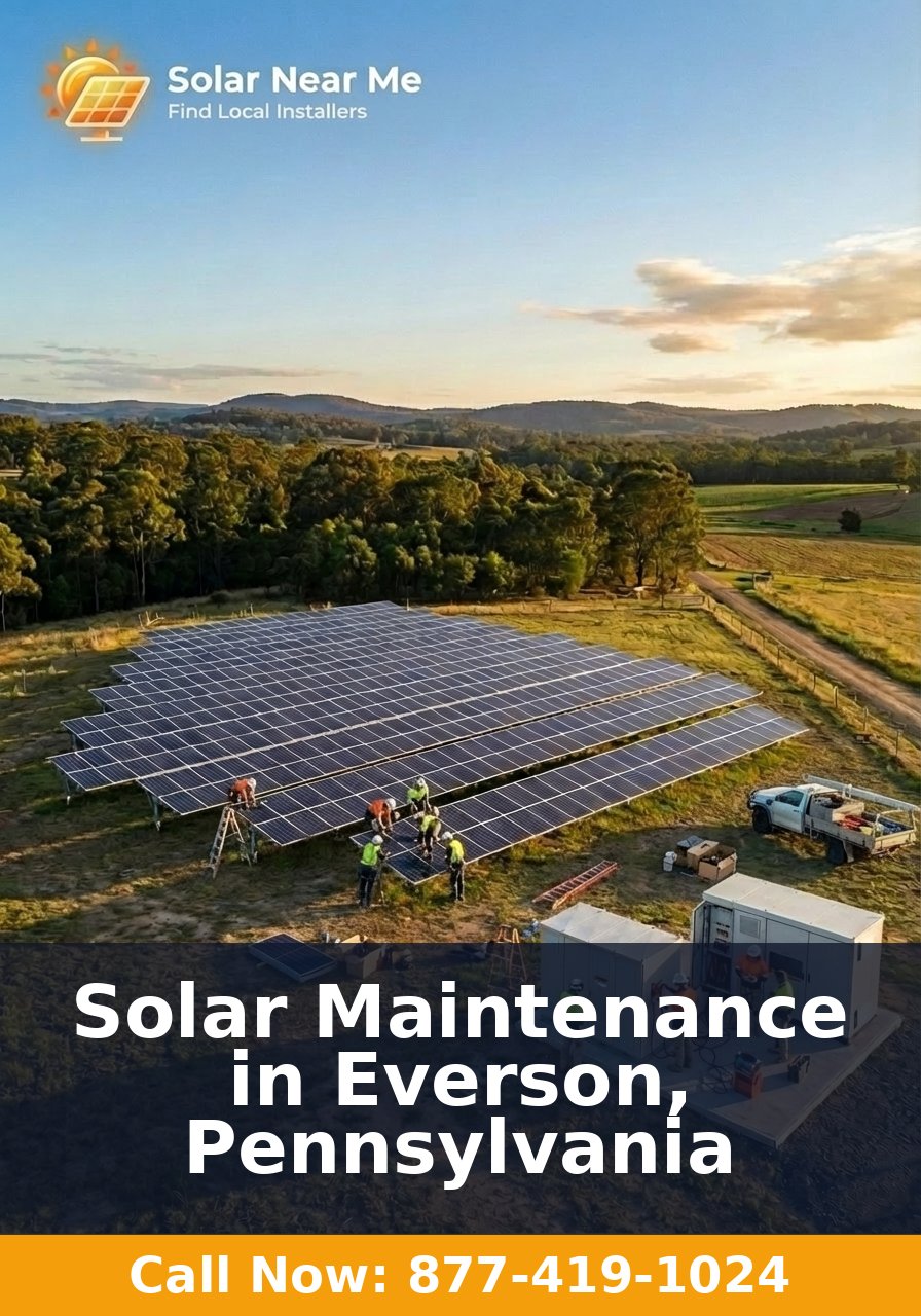 Solar Maintenance in Everson, Pennsylvania