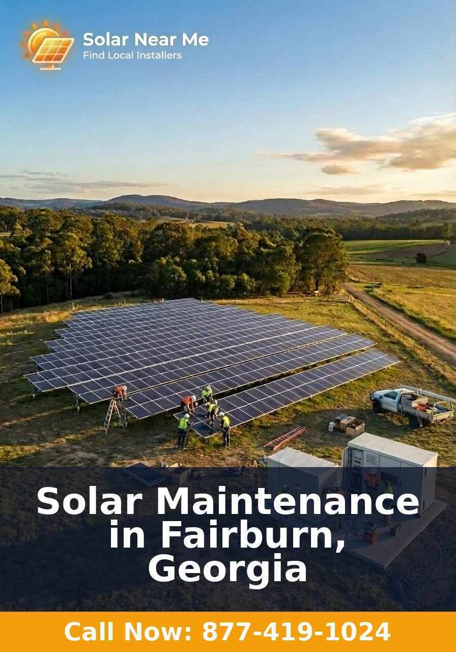 Solar Maintenance in Fairburn, Georgia