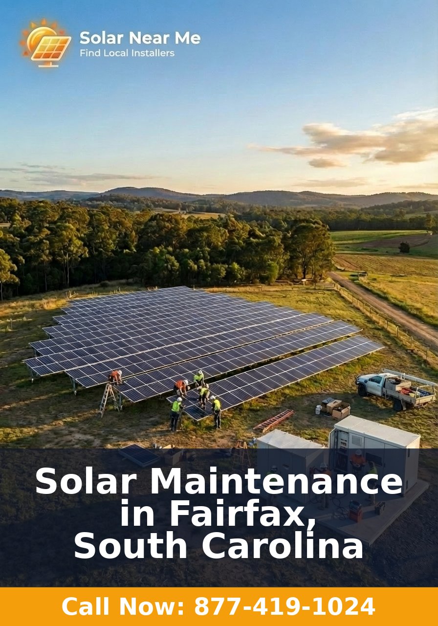Solar Maintenance in Fairfax, South Carolina