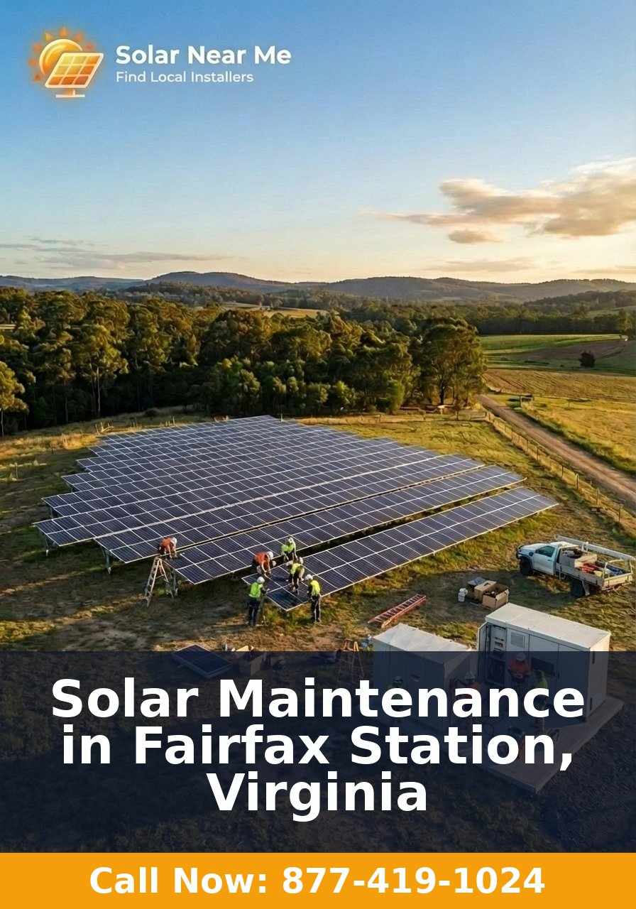 Solar Maintenance in Fairfax Station, Virginia