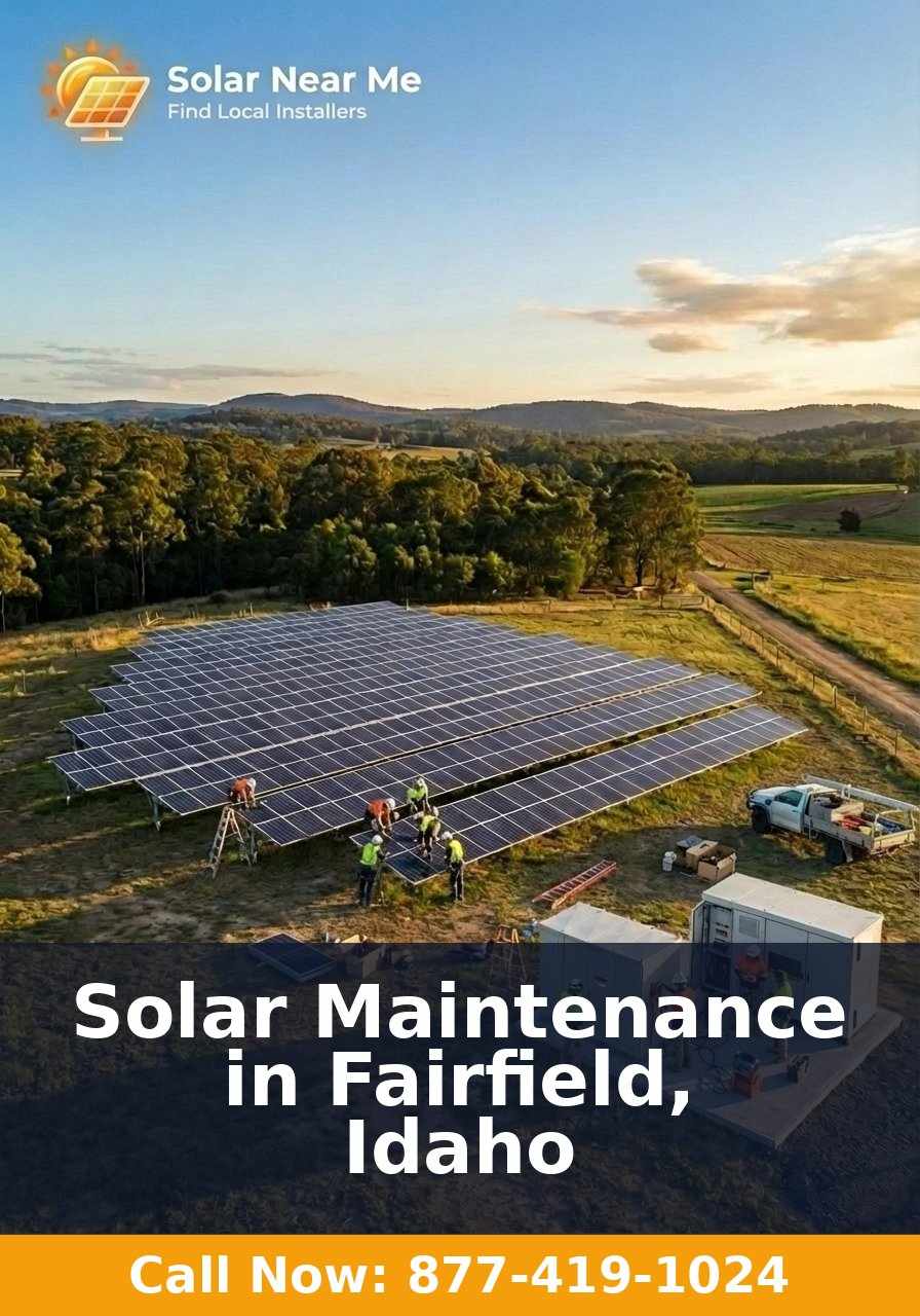 Solar Maintenance in Fairfield, Idaho