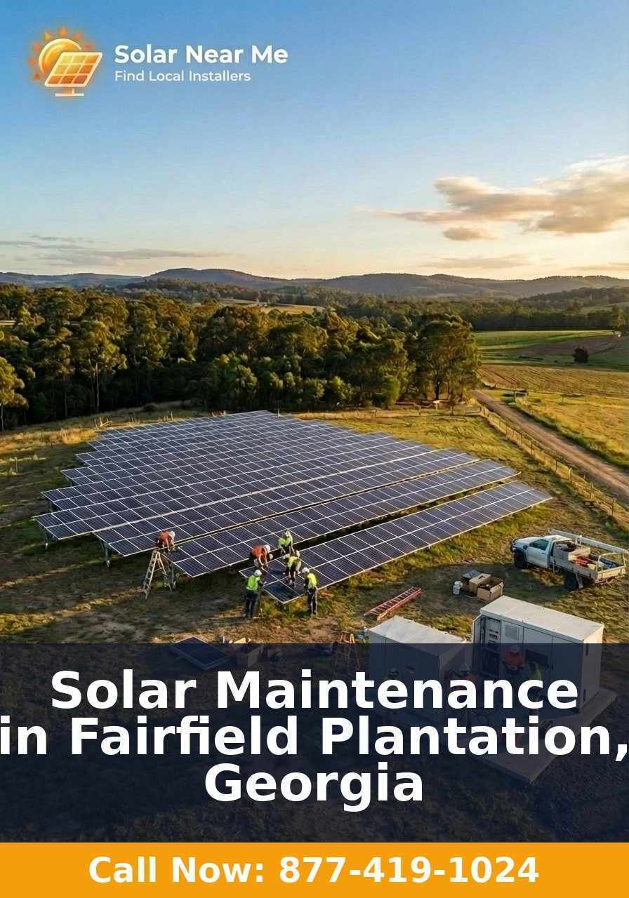 Solar Maintenance in Fairfield Plantation, Georgia