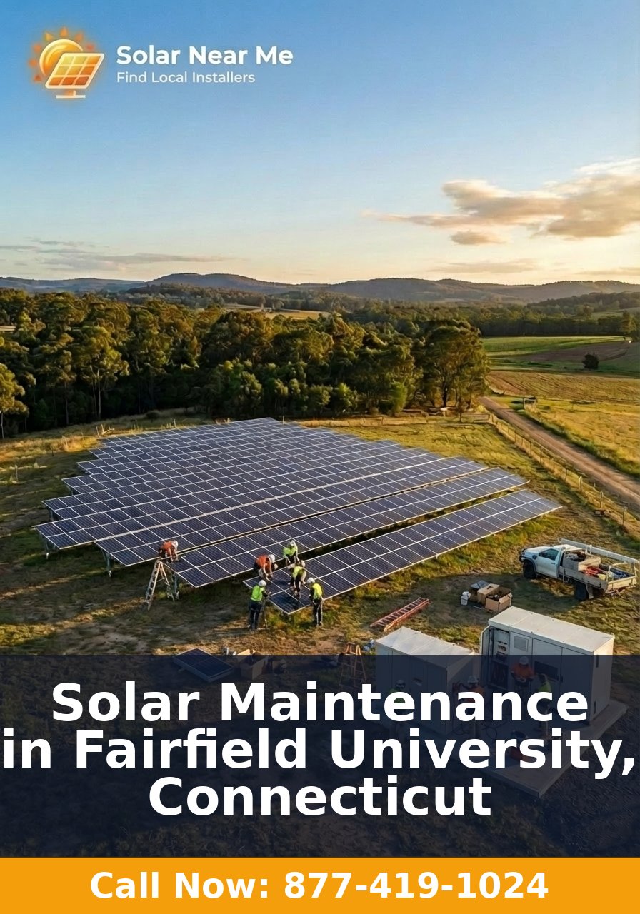 Solar Maintenance in Fairfield University, Connecticut
