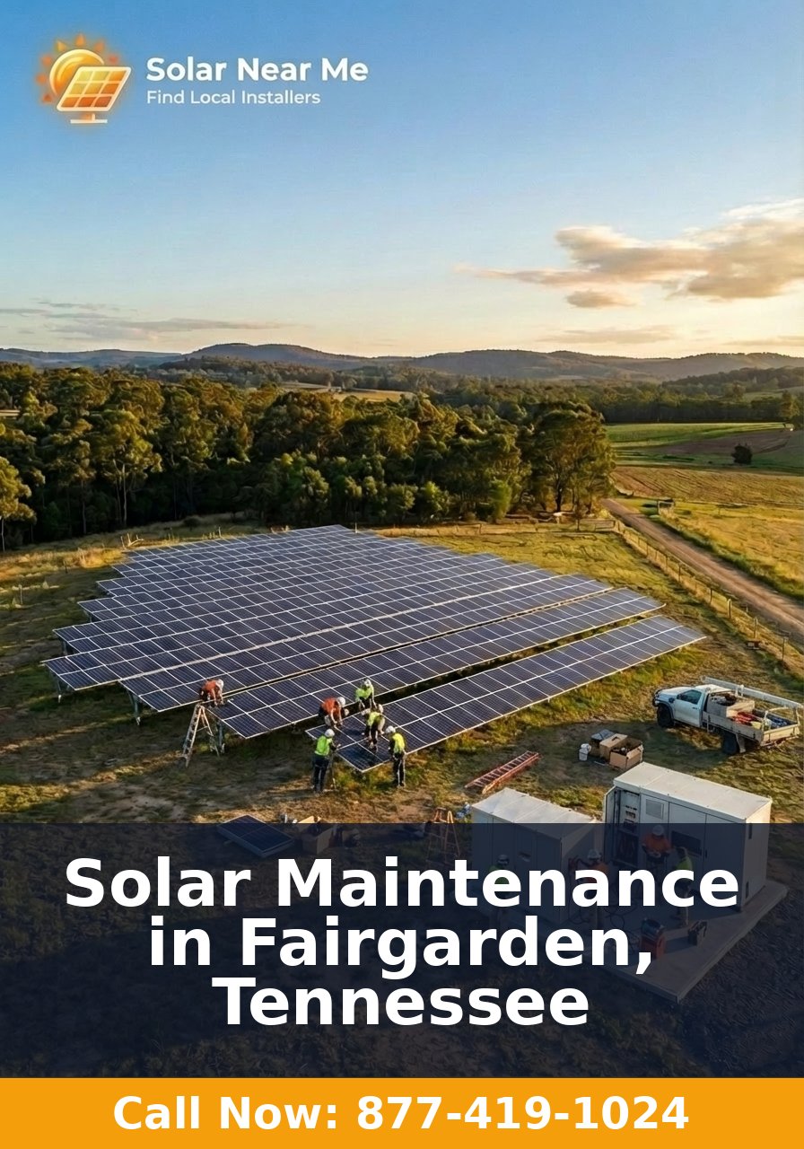 Solar Maintenance in Fairgarden, Tennessee