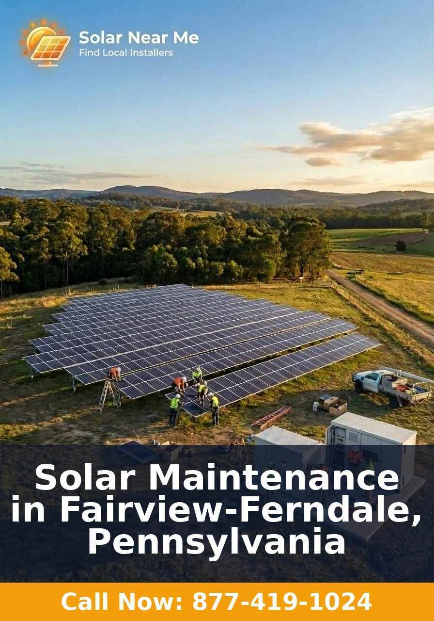 Solar Maintenance in Fairview-Ferndale, Pennsylvania