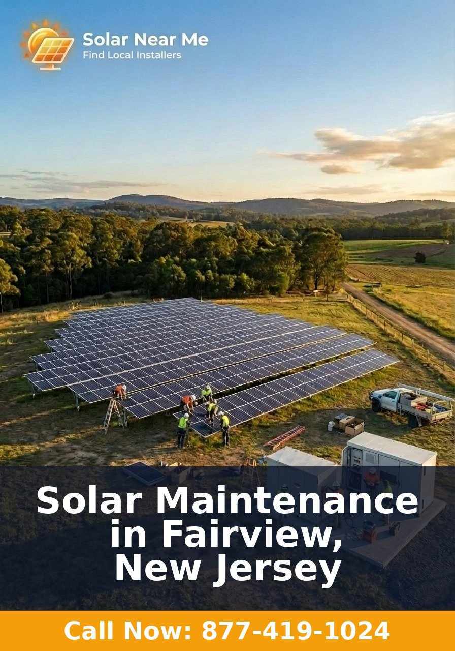 Solar Maintenance in Fairview, New Jersey