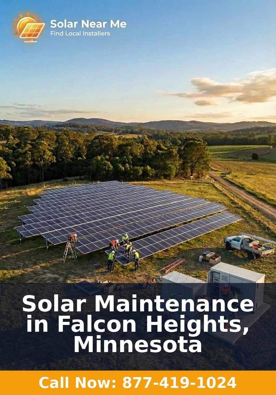 Solar Maintenance in Falcon Heights, Minnesota