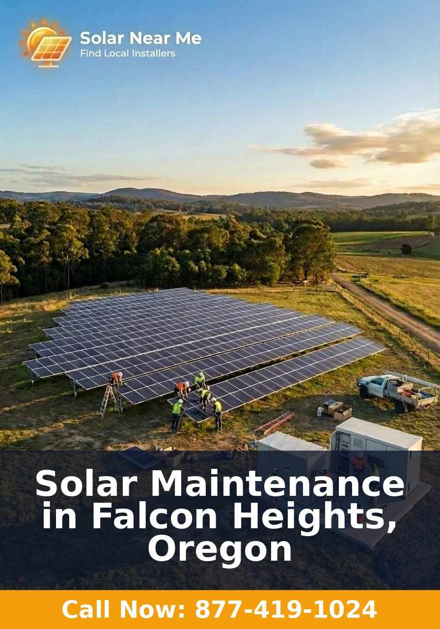 Solar Maintenance in Falcon Heights, Oregon