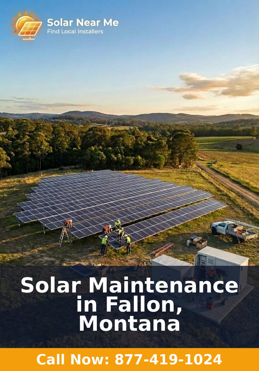 Solar Maintenance in Fallon, Montana
