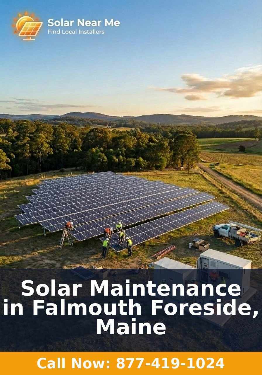 Solar Maintenance in Falmouth Foreside, Maine