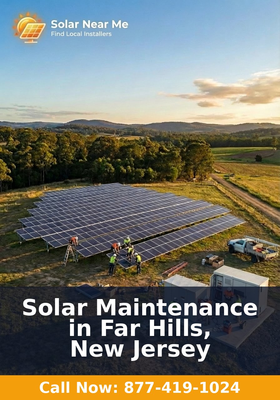 Solar Maintenance in Far Hills, New Jersey