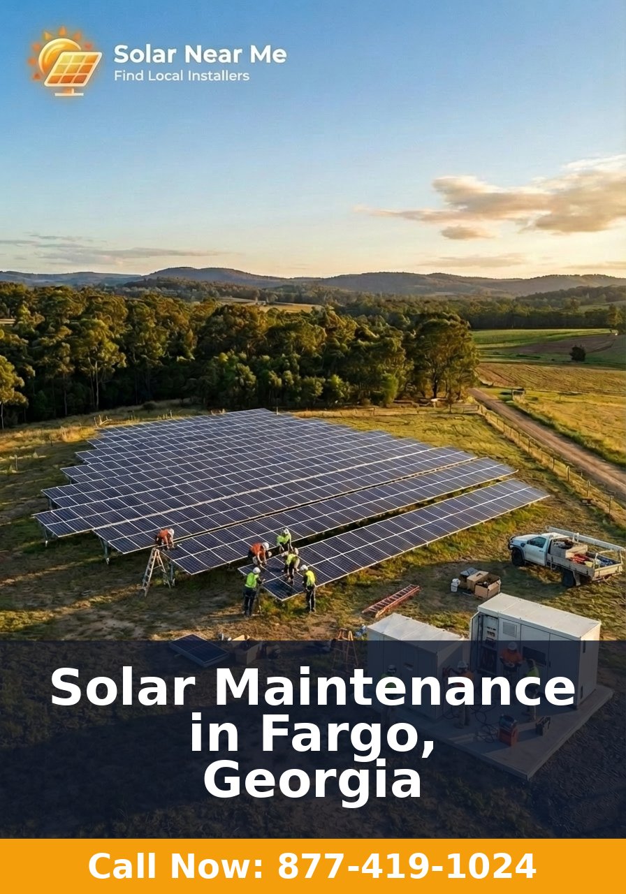 Solar Maintenance in Fargo, Georgia