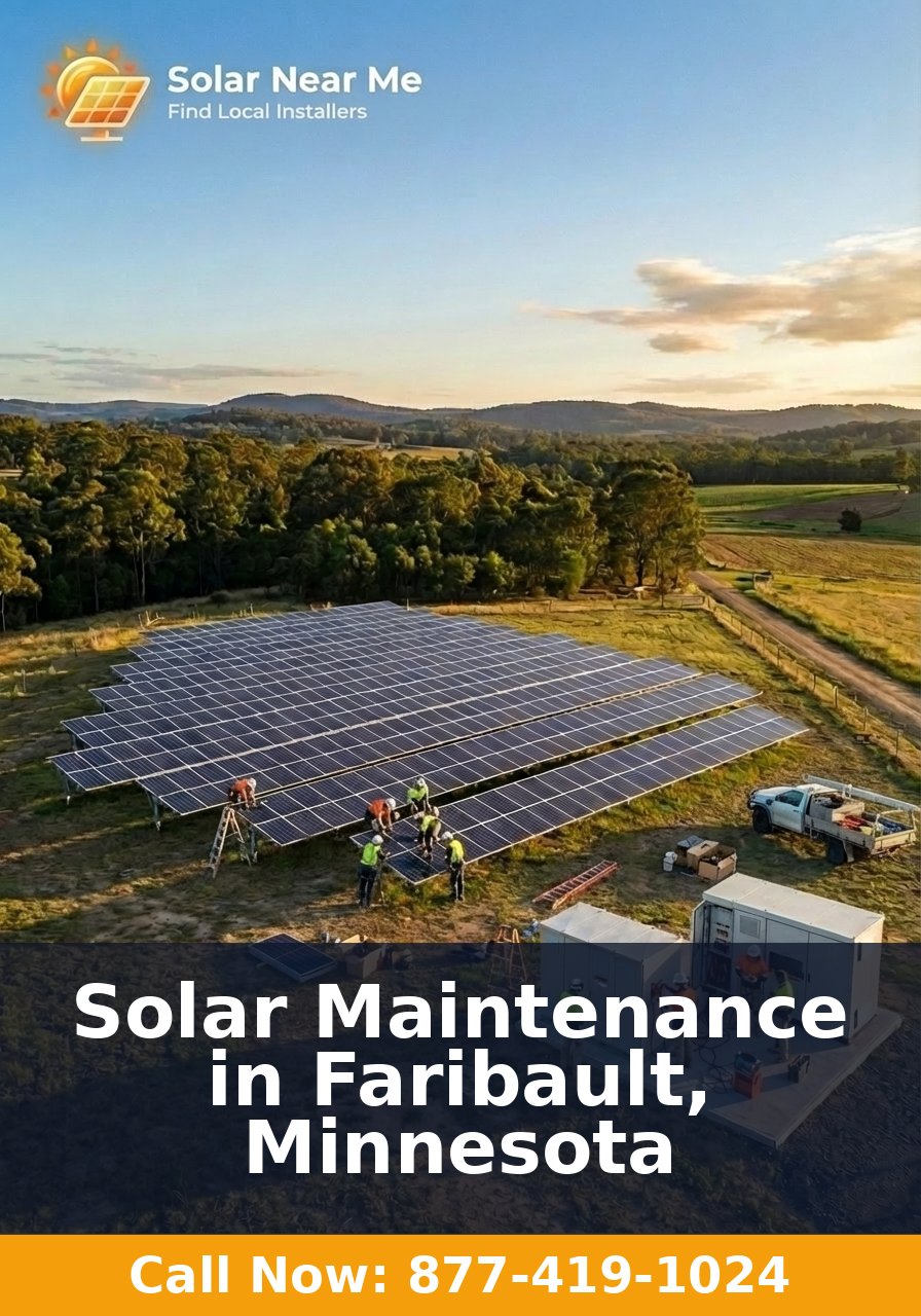 Solar Maintenance in Faribault, Minnesota