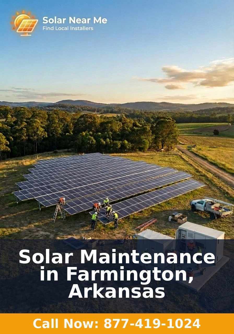 Solar Maintenance in Farmington, Arkansas