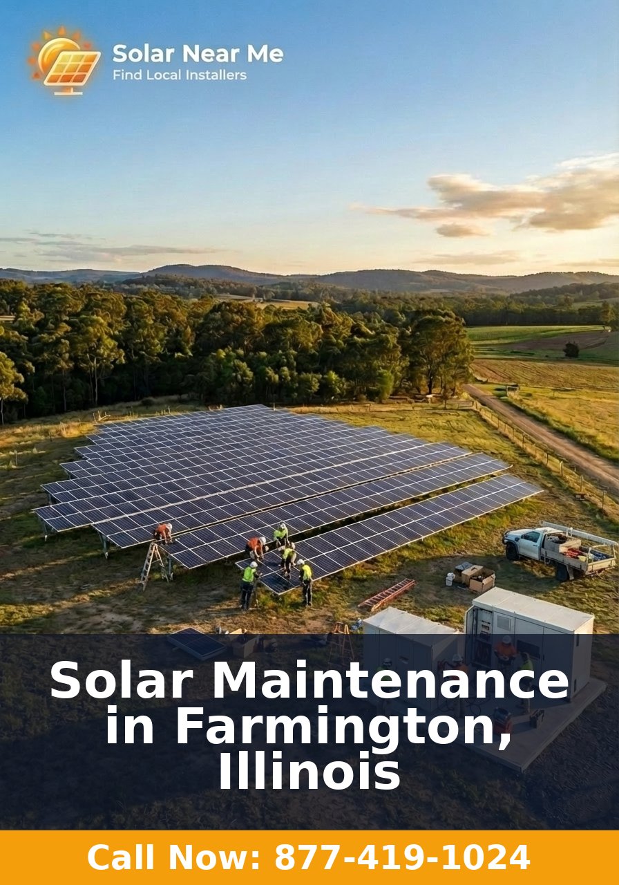 Solar Maintenance in Farmington, Illinois