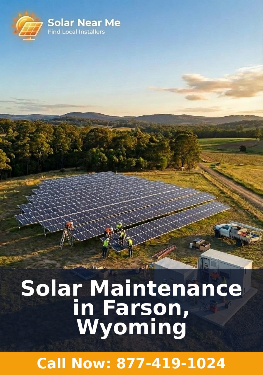 Solar Maintenance in Farson, Wyoming