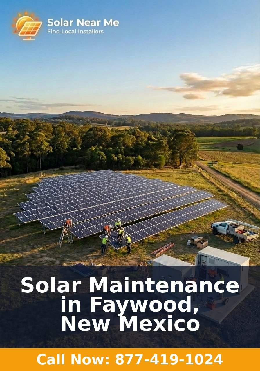 Solar Maintenance in Faywood, New Mexico