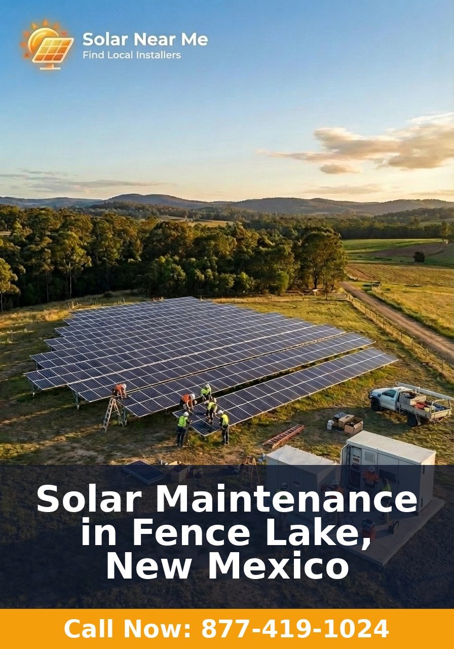 Solar Maintenance in Fence Lake, New Mexico
