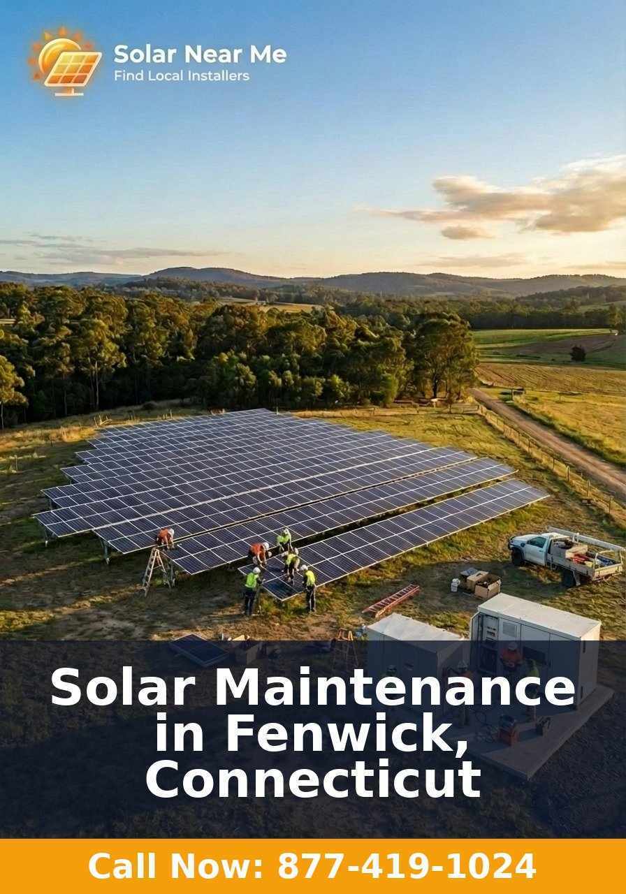 Solar Maintenance in Fenwick, Connecticut