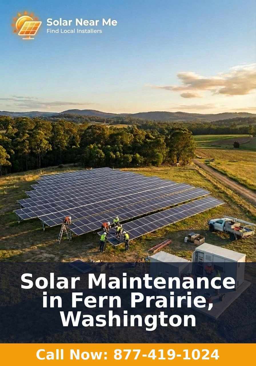 Solar Maintenance in Fern Prairie, Washington