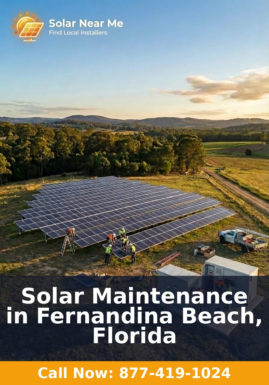 Solar Maintenance in Fernandina Beach, Florida