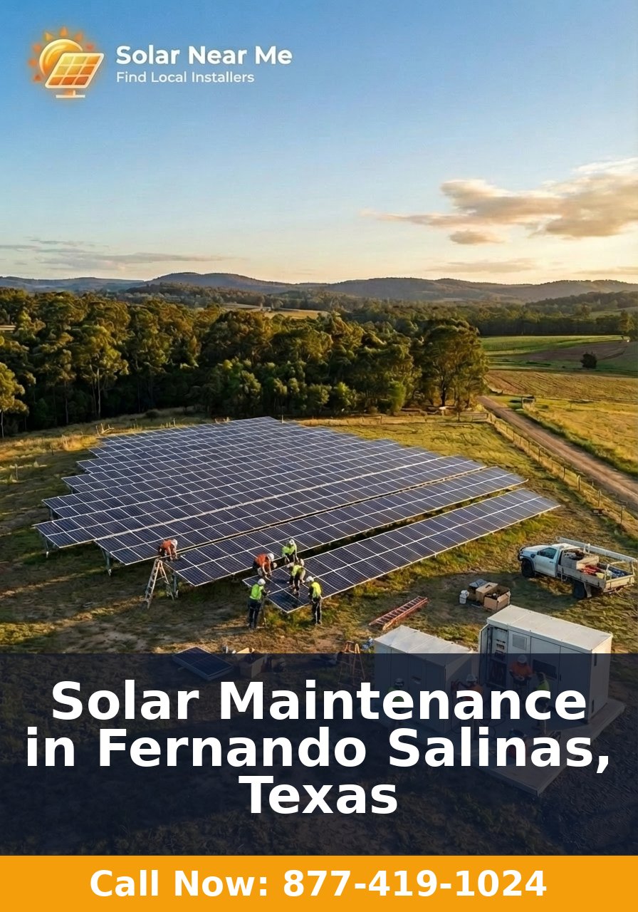 Solar Maintenance in Fernando Salinas, Texas