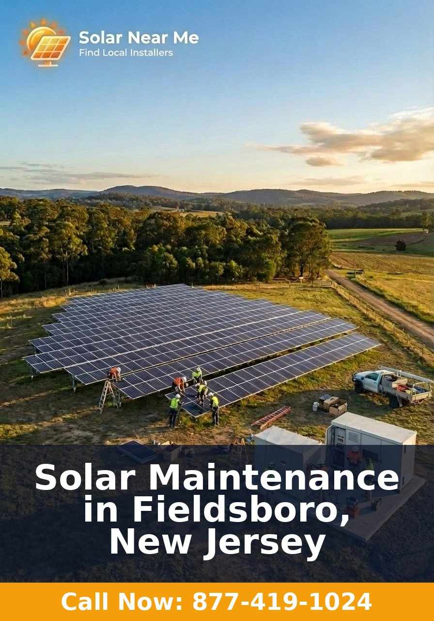 Solar Maintenance in Fieldsboro, New Jersey