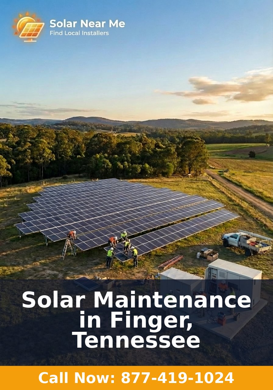 Solar Maintenance in Finger, Tennessee