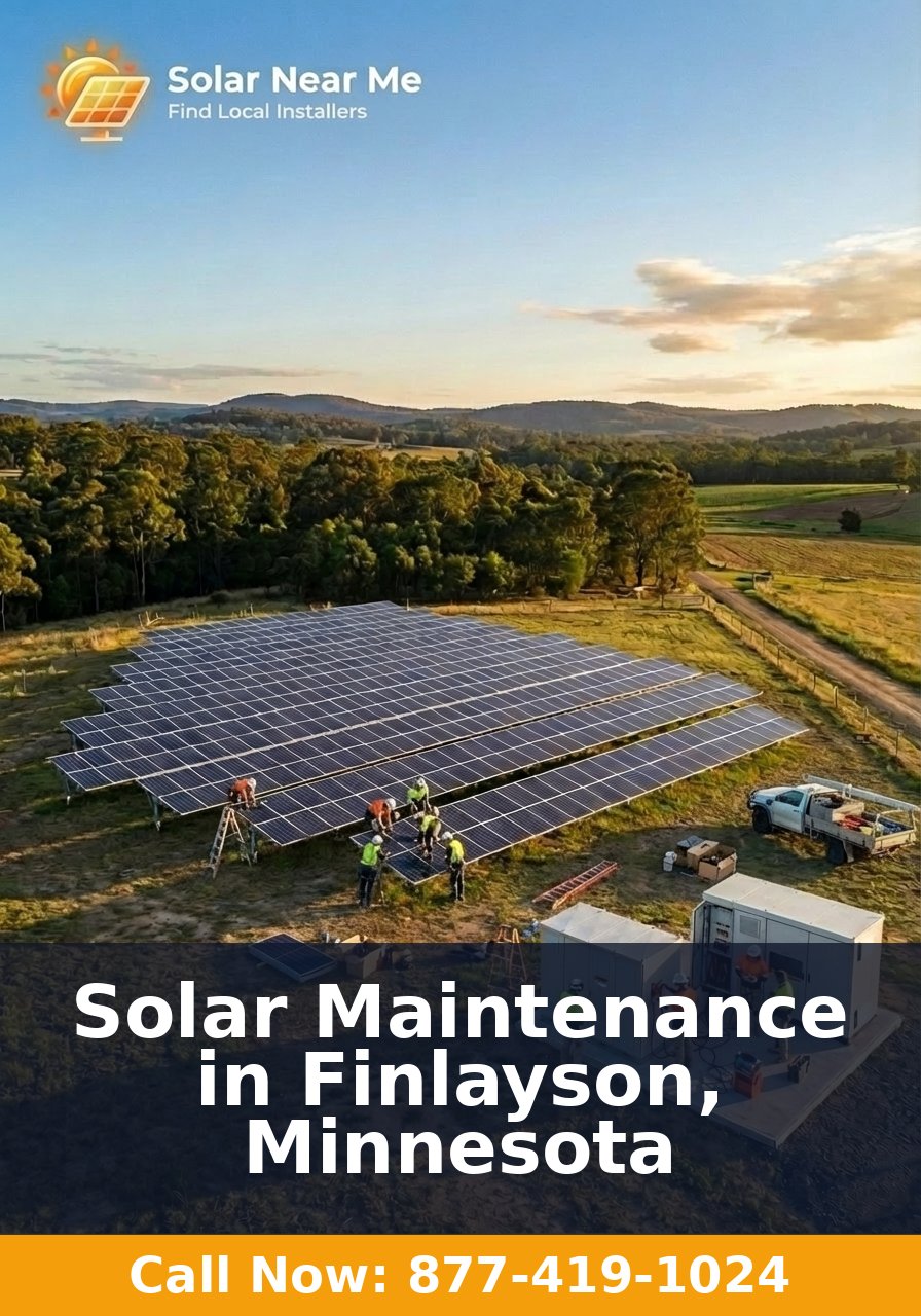 Solar Maintenance in Finlayson, Minnesota