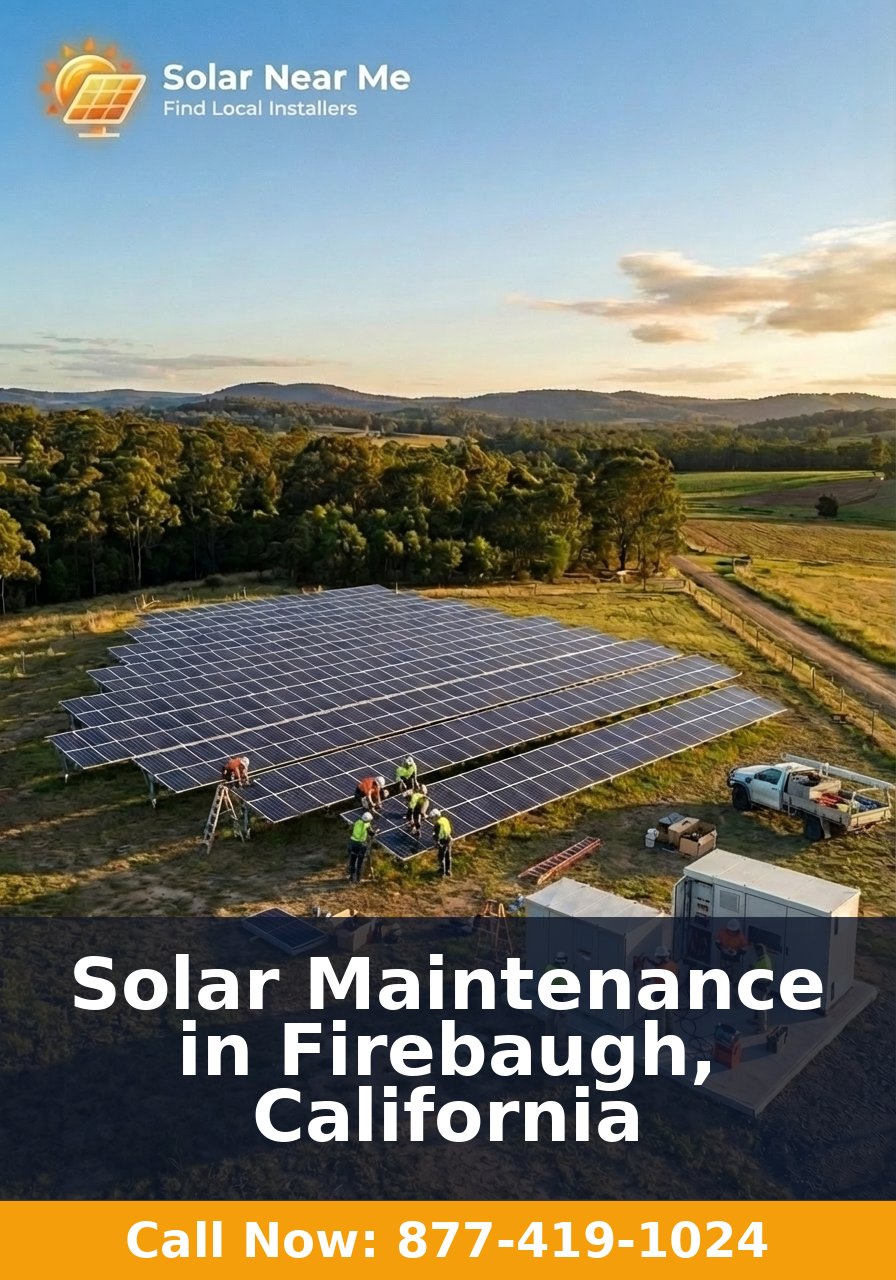 Solar Maintenance in Firebaugh, California