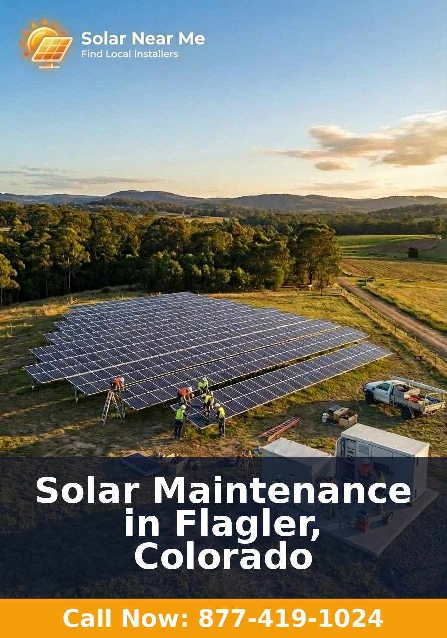 Solar Maintenance in Flagler, Colorado