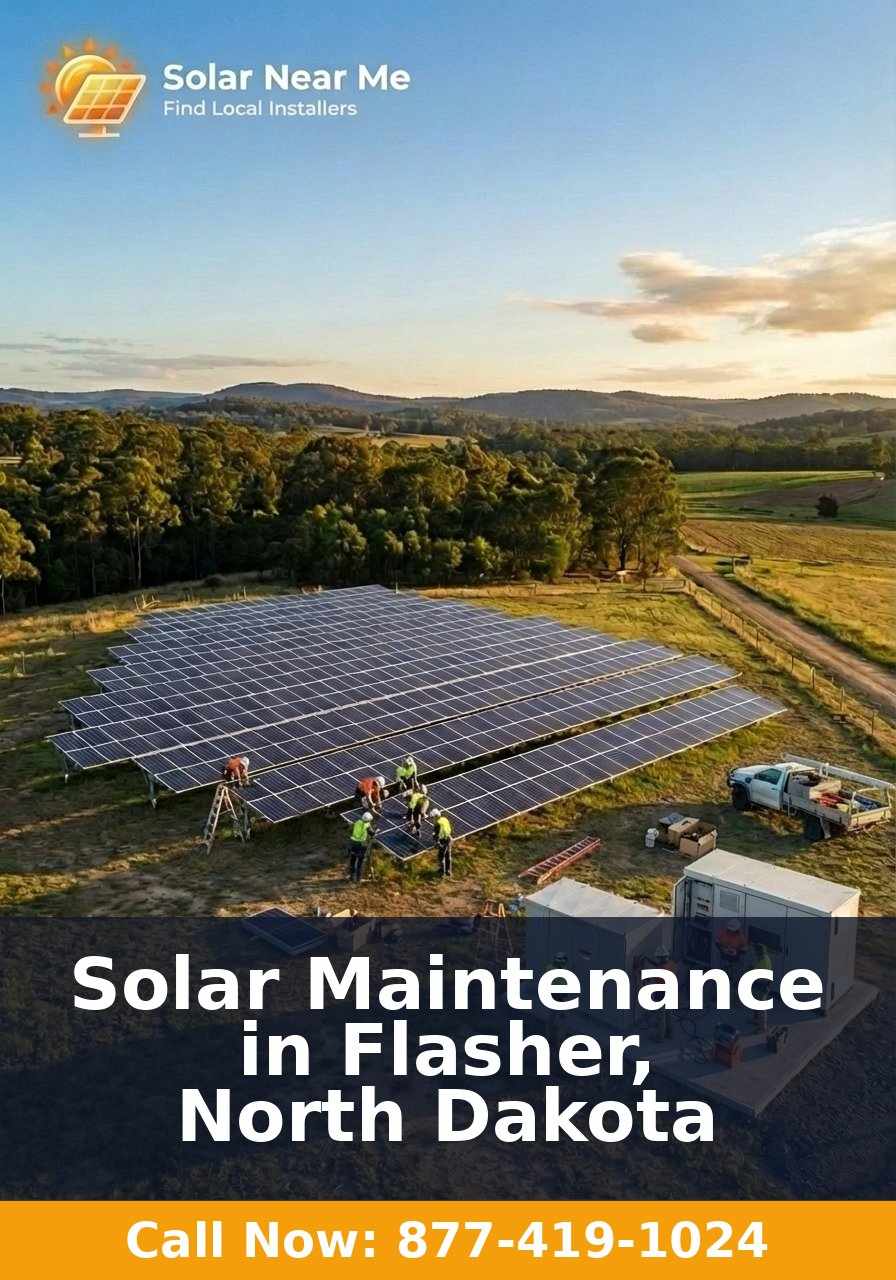 Solar Maintenance in Flasher, North Dakota